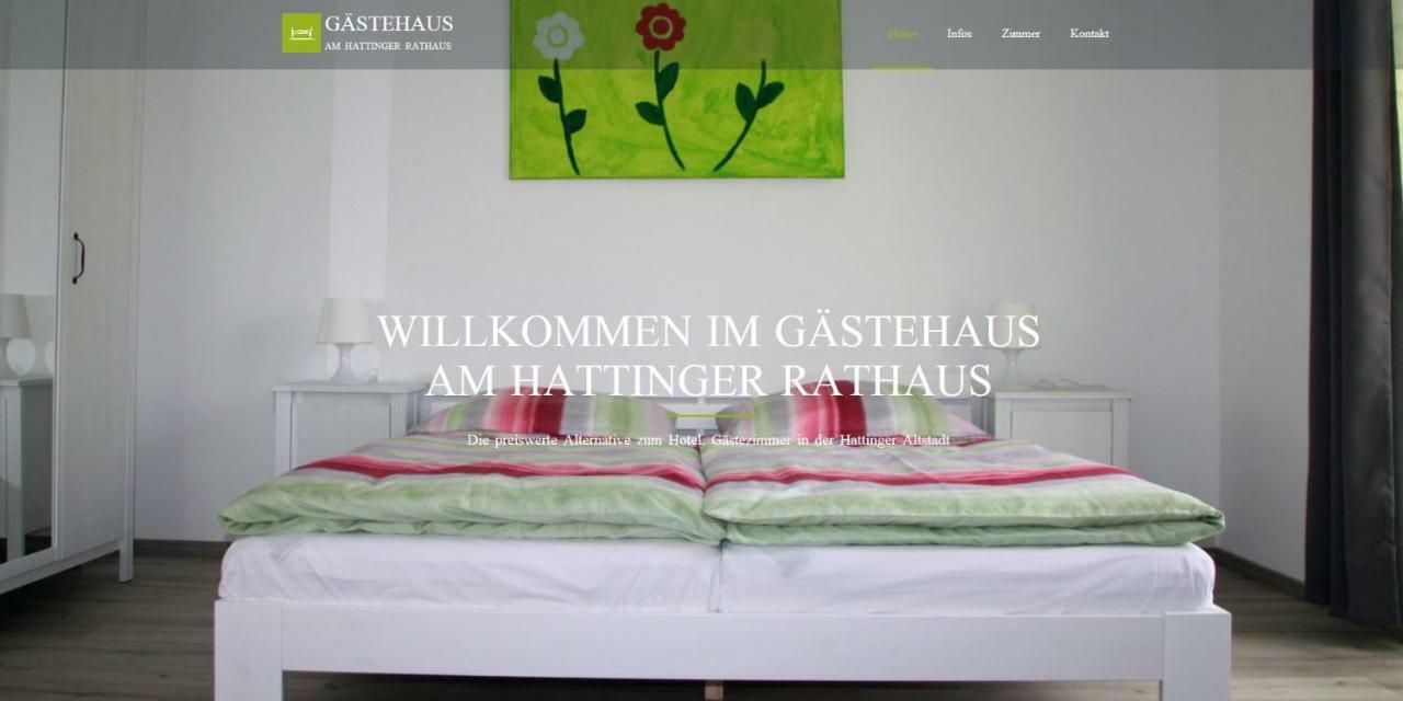 Gaestehaus Am Hattinger Rathaus Hattingen Exterior photo